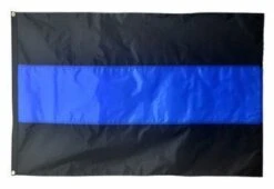 Heavyweight Thin Blue Line Flag