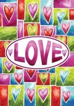 Valentine Love Garden Banner