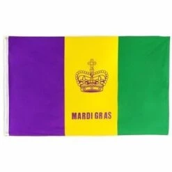 Mardi Gras Flag