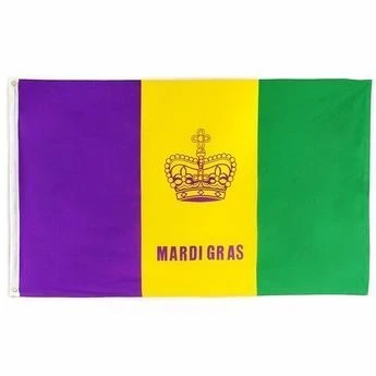 Mardi Gras Flag