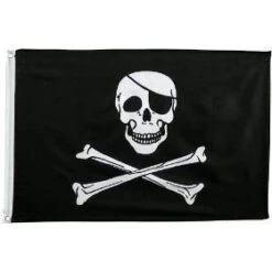 3' X 5' Polyester Jolly Roger Flag
