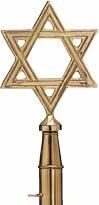 Star Of David Flagpole Ornament