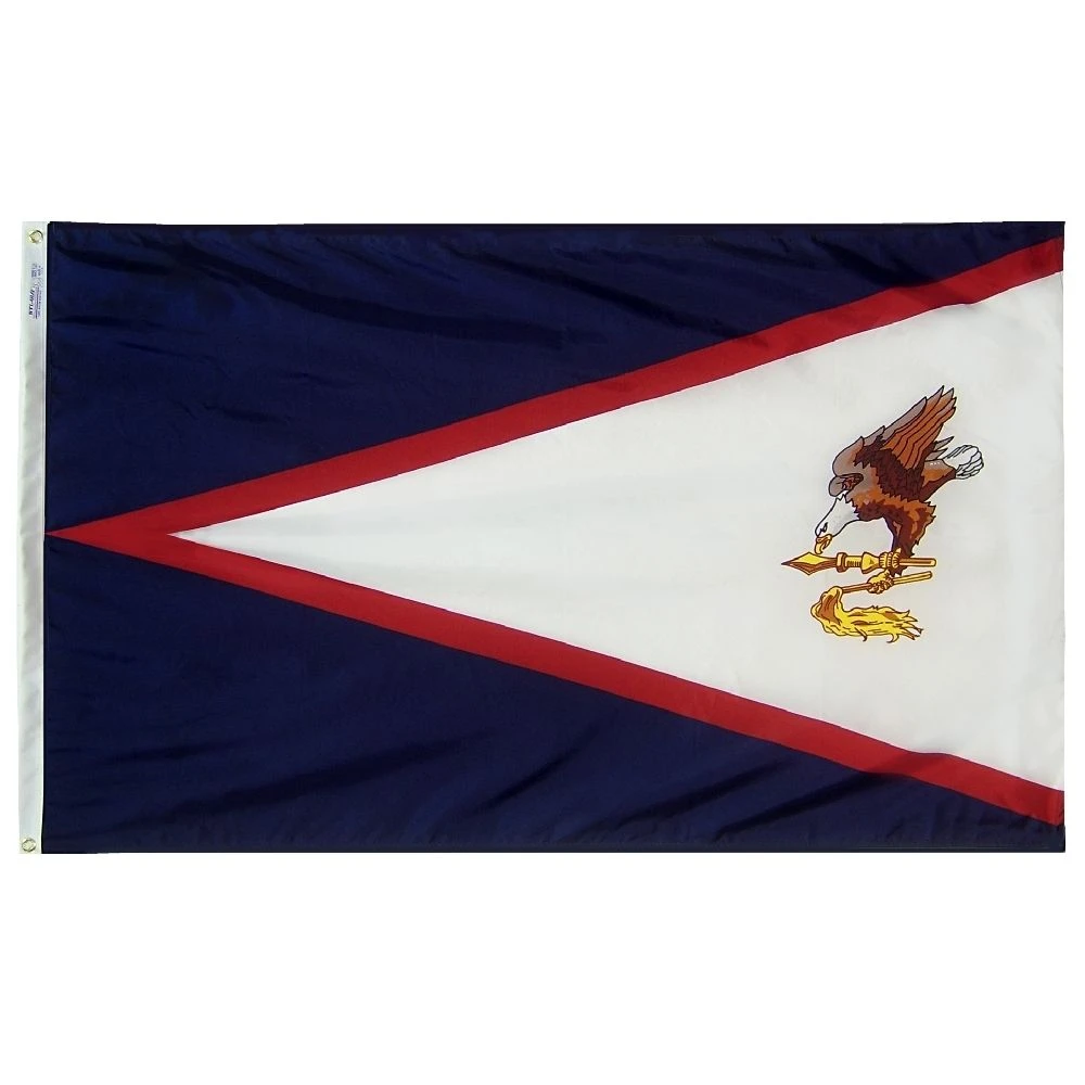 Nylon American Samoa Flag - 2 Ft X 3 Ft