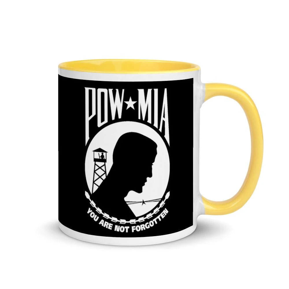 POW MIA Mug - 11 Oz. Black Mug - Image 16