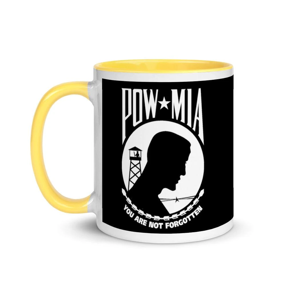 POW MIA Mug - 11 Oz. Black Mug - Image 18