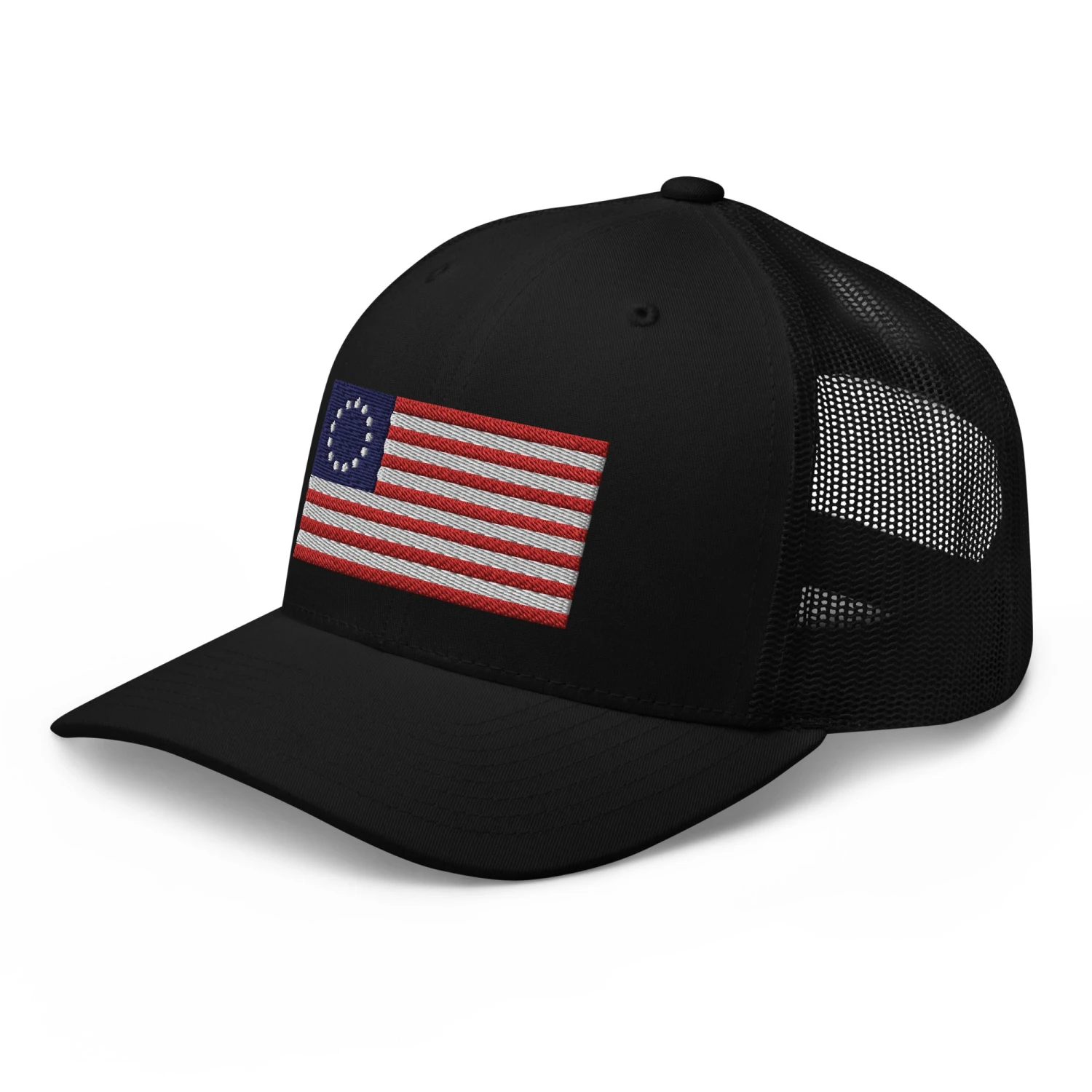 Trucker Cap Betsy Ross Flag (Embroidered Flag) - Image 4