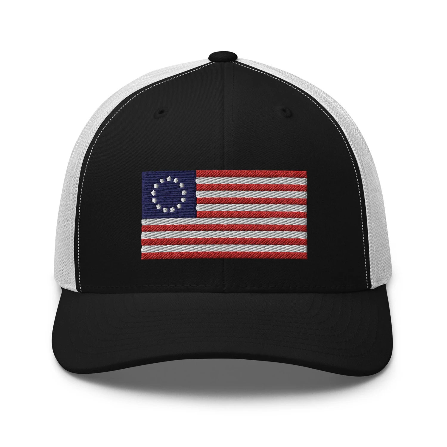 Trucker Cap Betsy Ross Flag (Embroidered Flag) - Image 7