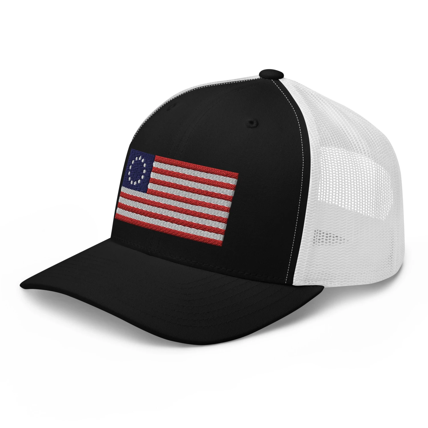 Trucker Cap Betsy Ross Flag (Embroidered Flag) - Image 10