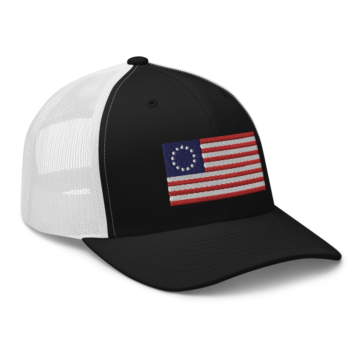 Trucker Cap Betsy Ross Flag (Embroidered Flag) - Image 12