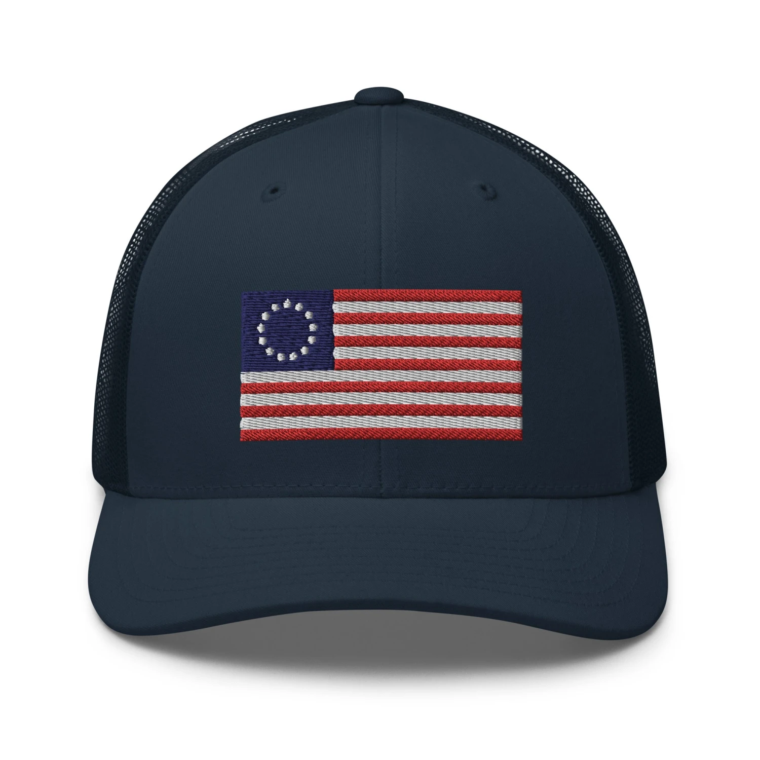 Trucker Cap Betsy Ross Flag (Embroidered Flag) - Image 13
