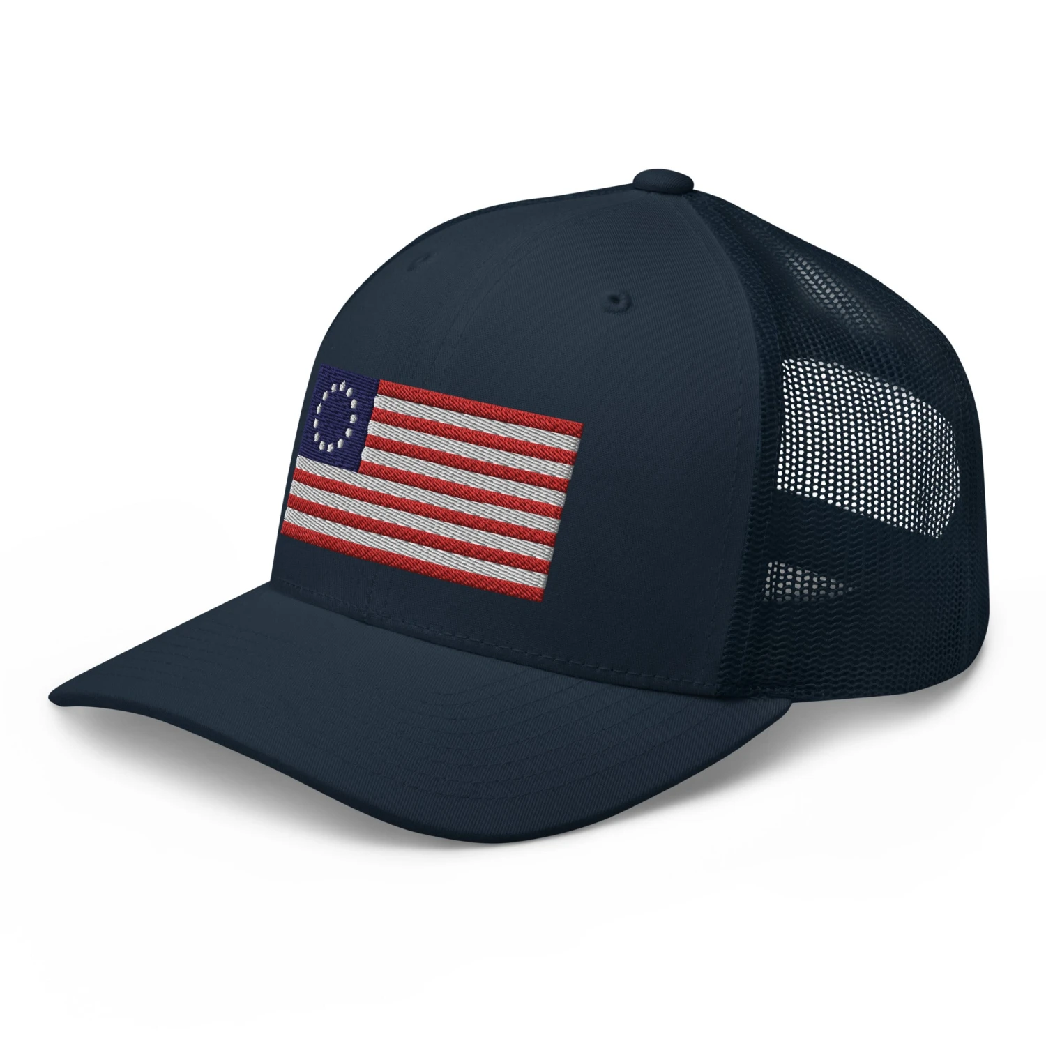 Trucker Cap Betsy Ross Flag (Embroidered Flag) - Image 16