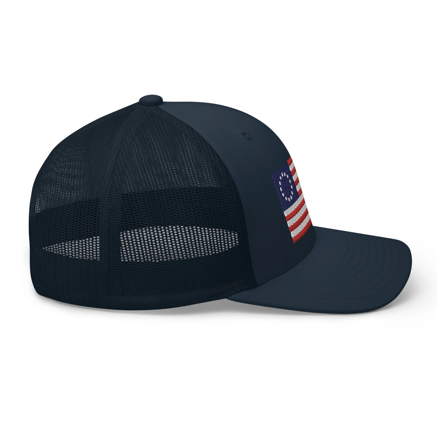 Trucker Cap Betsy Ross Flag (Embroidered Flag) - Image 17