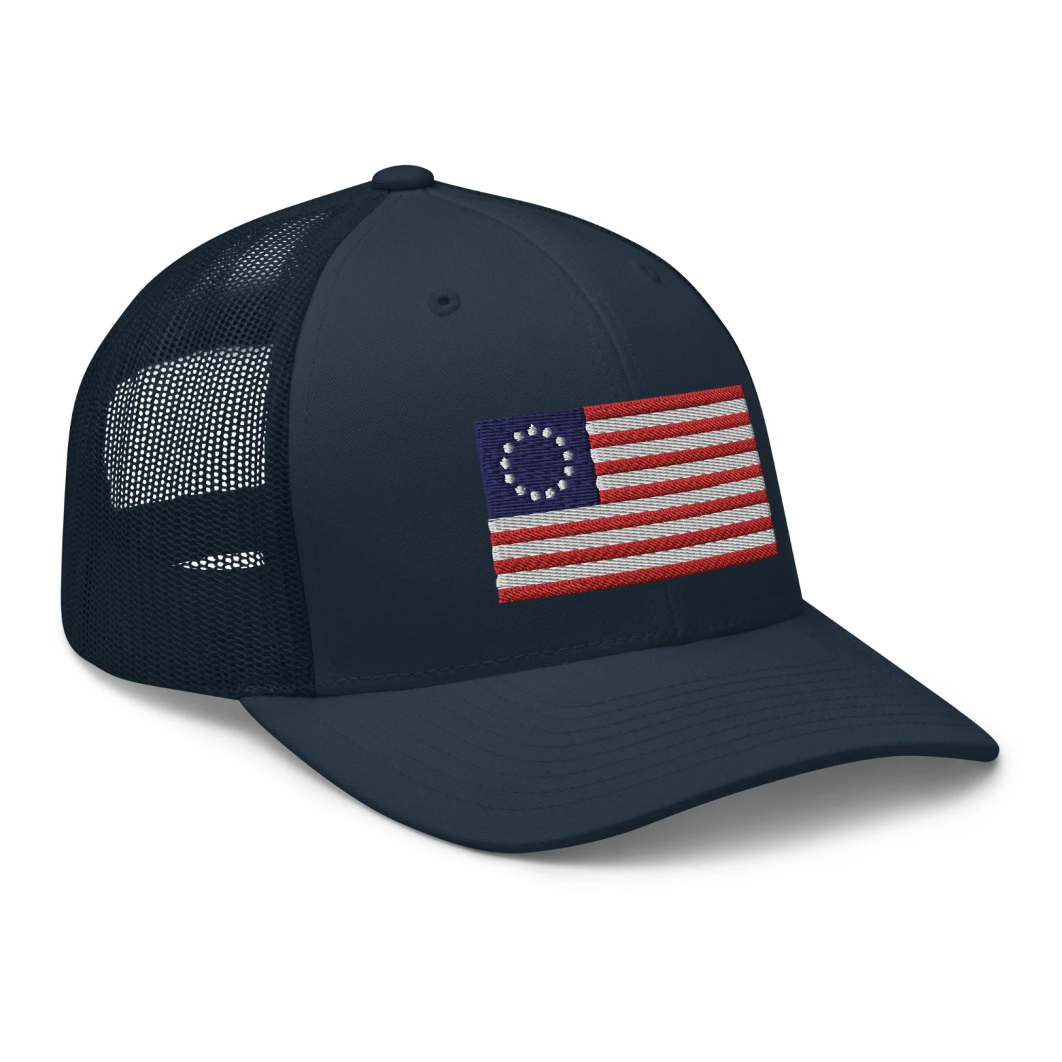 Trucker Cap Betsy Ross Flag (Embroidered Flag) - Image 18