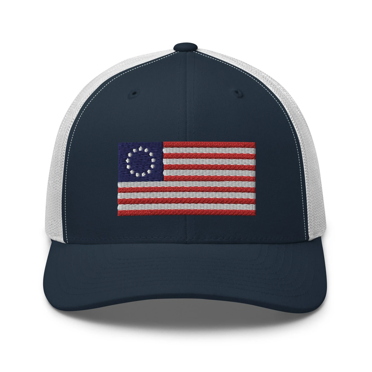 Trucker Cap Betsy Ross Flag (Embroidered Flag) - Image 19