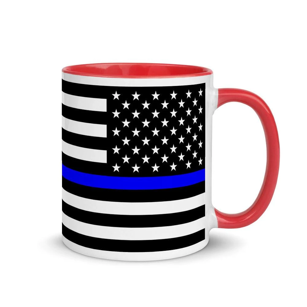 Thin Blue Line Mug - 11 Oz. - Image 4