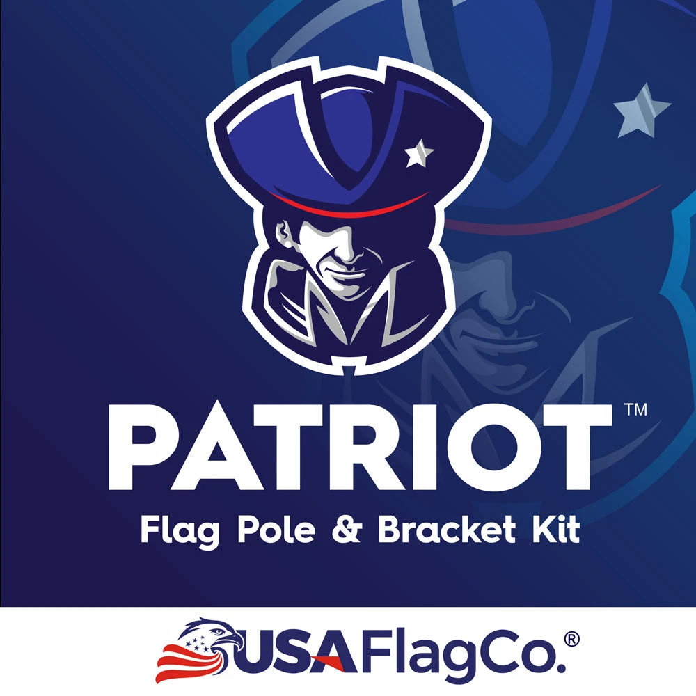 PATRIOT™ Flag Pole And ROGUE™ Bracket Kit - Brushed Aluminum (6ft, 1" Diameter) - Image 2